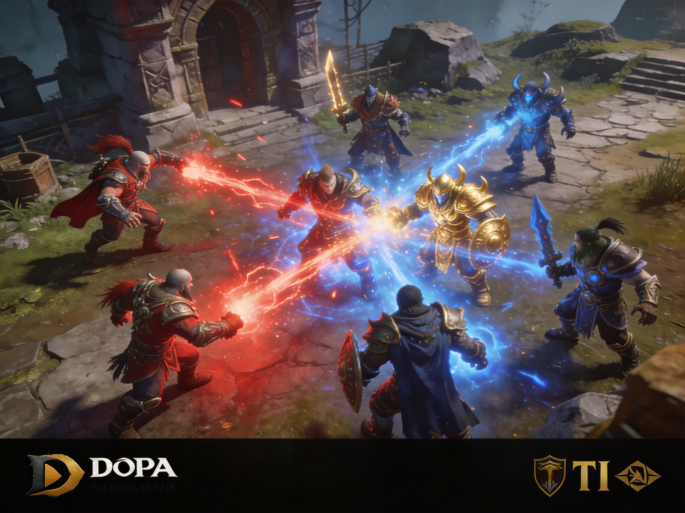 SCORE电竞DOTA2联赛TI12精彩团战集锦
